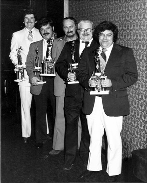 1979 Central Division Champs:  Kenny Schell, Manny Miruzzi, Dick Grignon, Gerry Carpenter, Frank Miruzzi